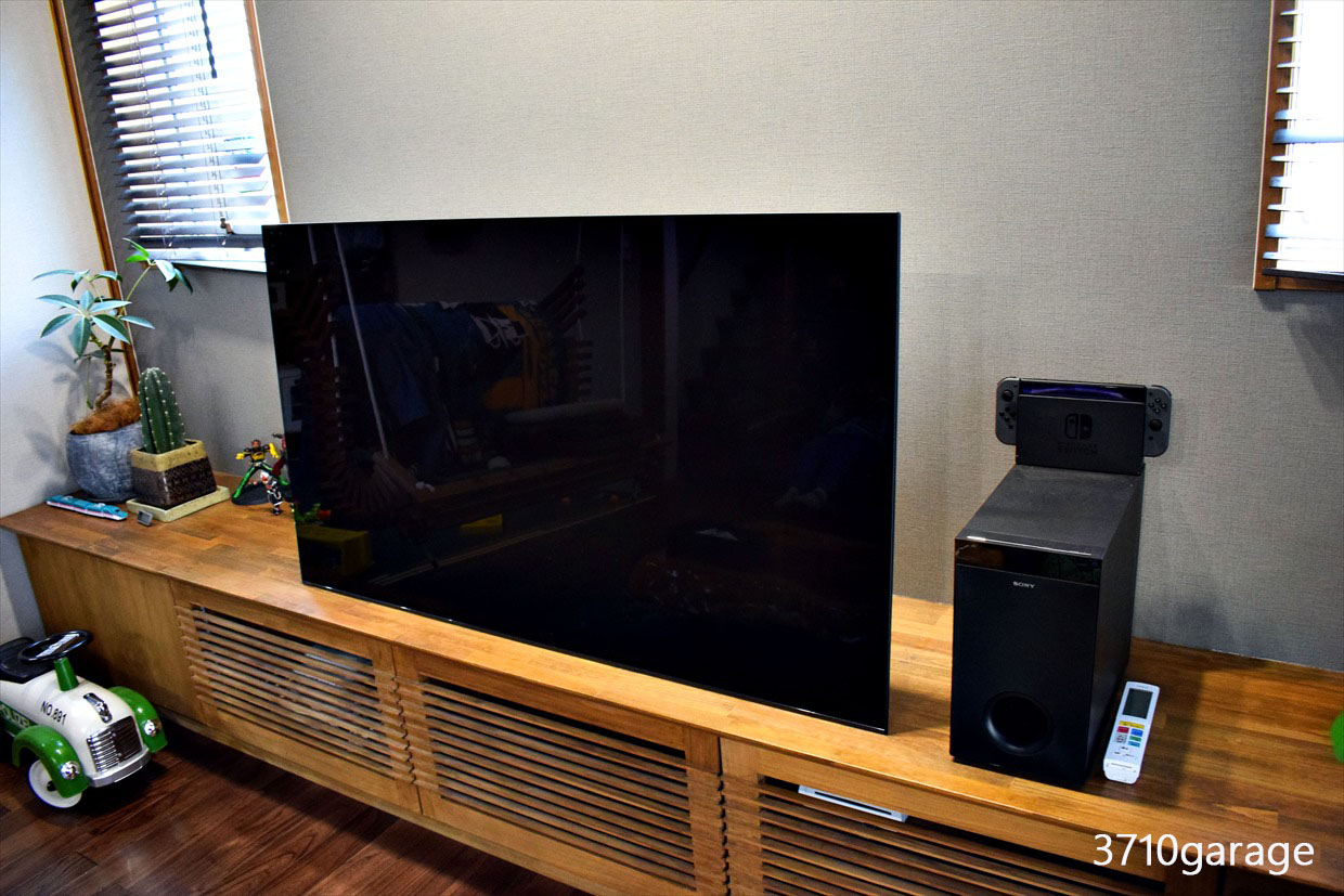 4K有機ELテレビは絶対に長期保証。焼き付きを相談したら無料で新品交換に。 3710garage